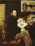 Edouard Manet Portrait of Emile Zola oil painting